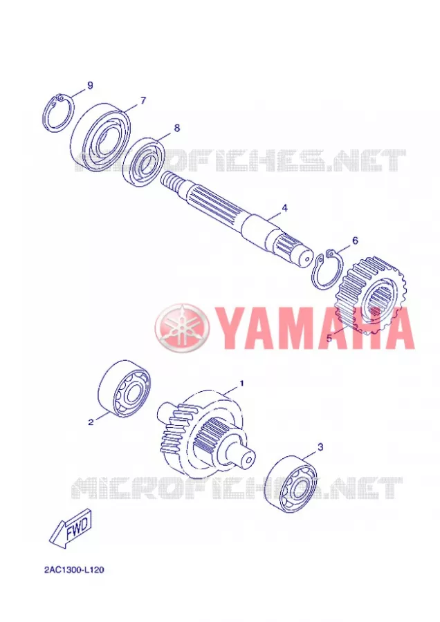 TRANSMISSION Yamaha SCOOTER 50 2012 NEOS 4T UBS  YN50FU