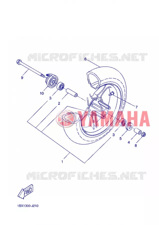 ROUE AVANT Yamaha SCOOTER 50 2012 NITRO  YQ50