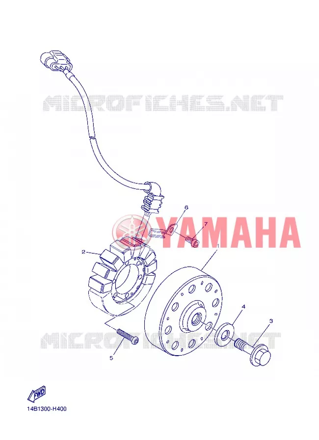 ALLUMAGE Yamaha MOTO 1000 2012 R1  YZF-R1