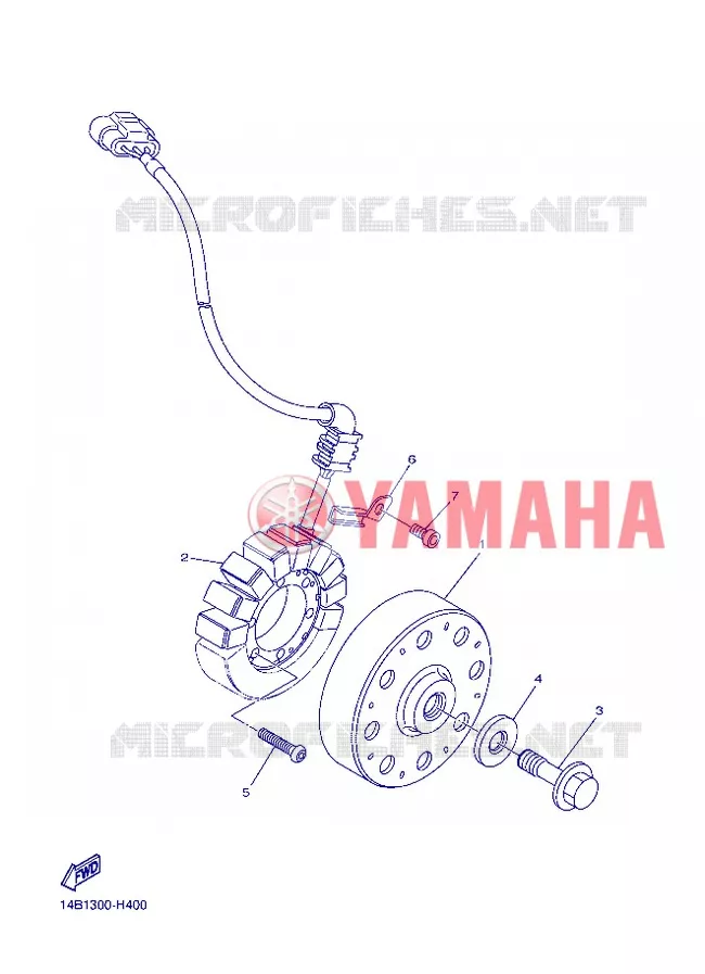 ALLUMAGE Yamaha MOTO 1000 2012 R1  YZF-R1