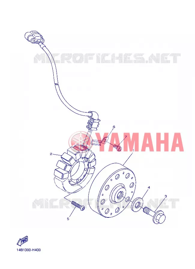 ALLUMAGE Yamaha MOTO 1000 2012 R1  YZF-R1