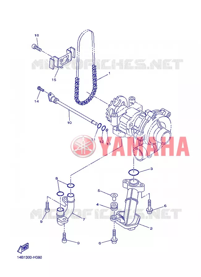 POMPE A HUILE Yamaha MOTO 1000 2012 R1  YZF-R1