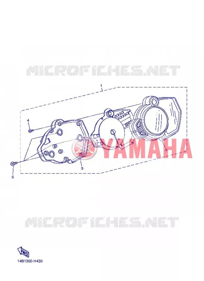 COMPTEUR  Yamaha MOTO 1000 2012 R1  YZF-R1