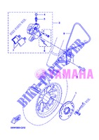 ETRIER DE FREIN AVANT pour Yamaha BOOSTER NAKED de 2013