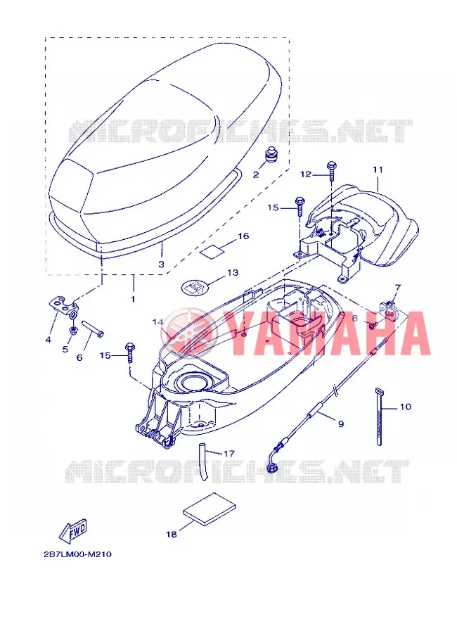 SELLE Yamaha SCOOTER 50 2013 BOOSTER  CW50N