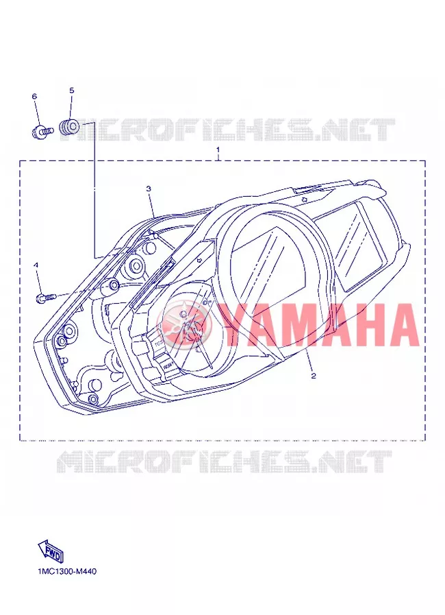 COMPTEUR  Yamaha MOTO 1300 2013 FJR ABS  FJR1300A