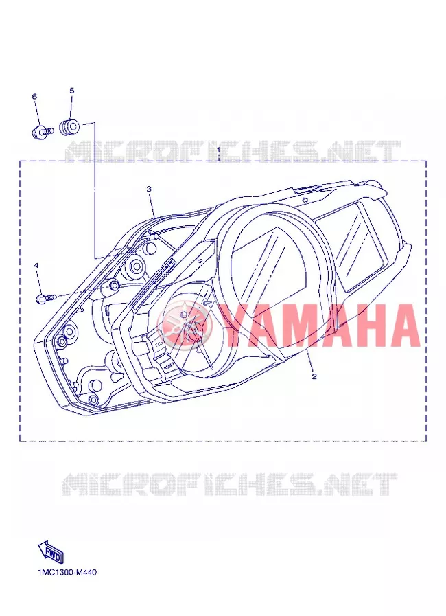 COMPTEUR  Yamaha MOTO 1300 2013 FJR ABS  FJR1300A