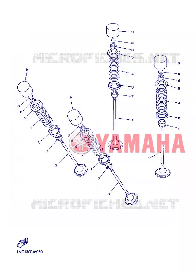 SOUPAPE Yamaha MOTO 1300 2013 FJR AS ABS  FJR1300AS