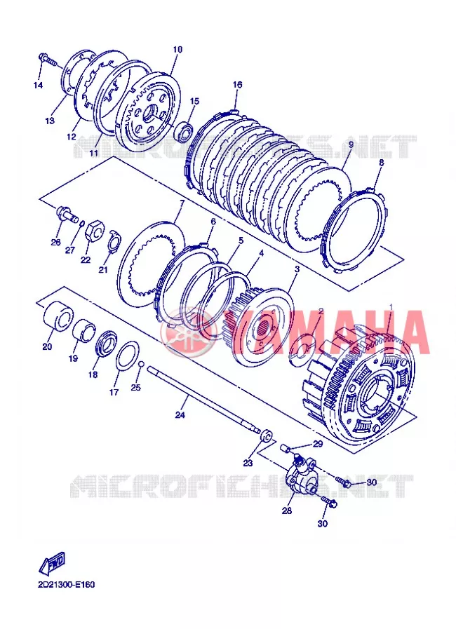EMBRAYAGE DE DEMARREUR Yamaha MOTO 1300 2013 FJR AS ABS  FJR1300AS