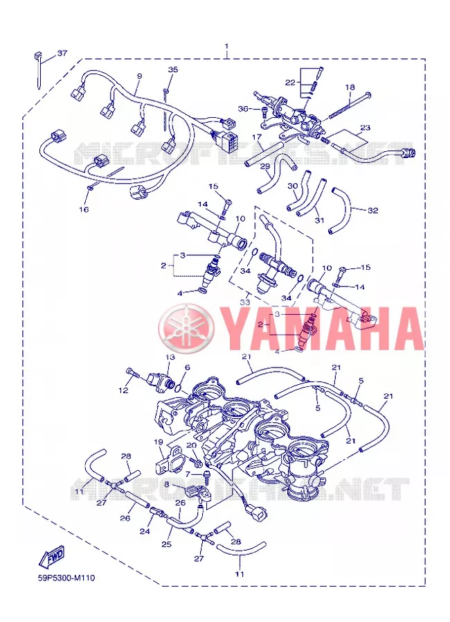 ADMISSION 2 Yamaha MOTO 800 2013 FZ8 ABS  FZ8-NA