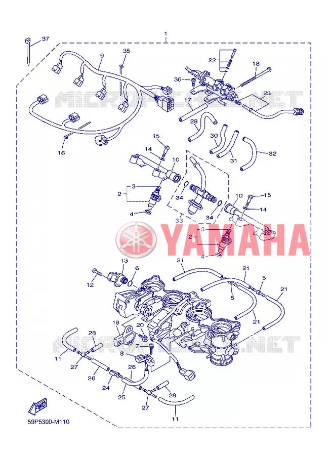 ADMISSION 2 Yamaha MOTO 800 2013 FZ8 ABS  FZ8-NA