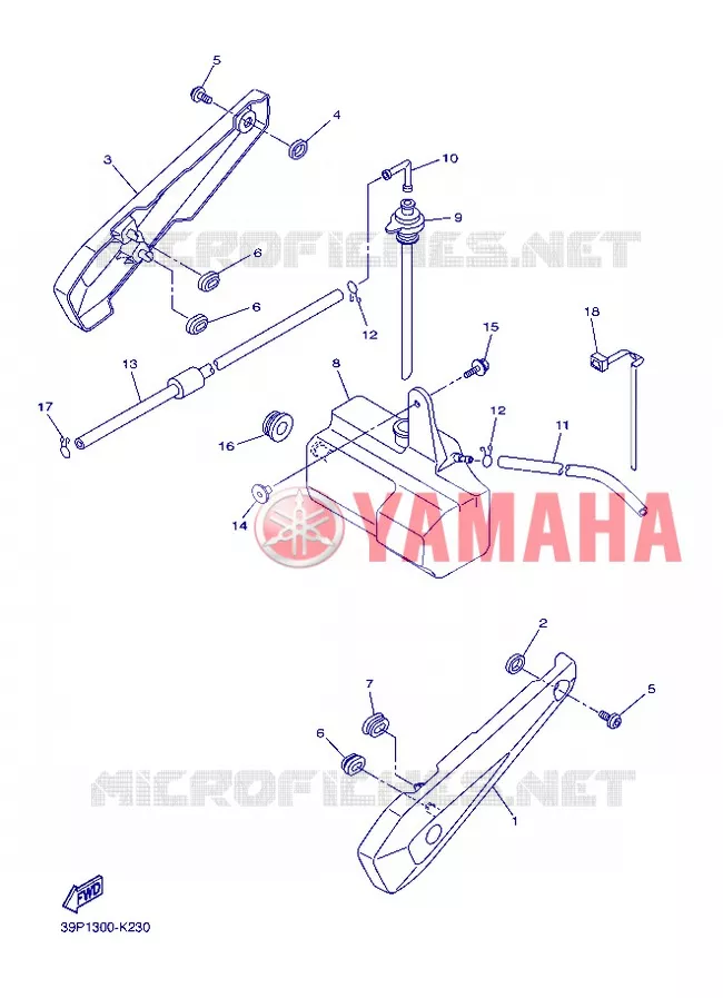COUVERCLE LATERAL Yamaha MOTO 800 2013 FAZER  FZ8-S