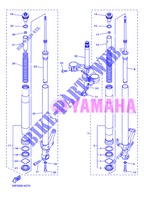 FOURCHE pour Yamaha FZ8S de 2013