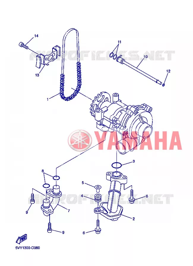 POMPE A HUILE Yamaha MOTO 800 2013 FAZER  FZ8-S