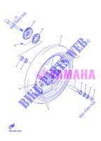 ROUE AVANT pour Yamaha FZ8SA de 2013