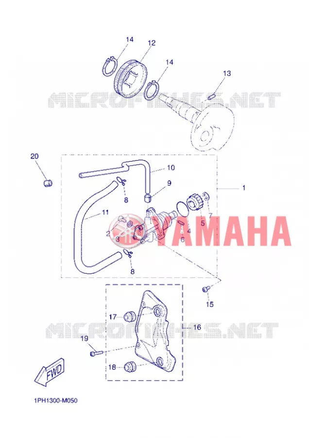 POMPE A HUILE Yamaha SCOOTER 50 2013 AEROX  NS50