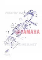 GARDE BOUE pour Yamaha NS50 de 2013