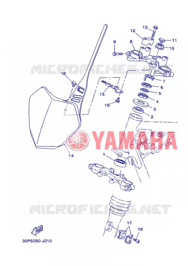 DIRECTION Yamaha MOTO 125 2013 TTR BIG WHEELS  TT-R125LW