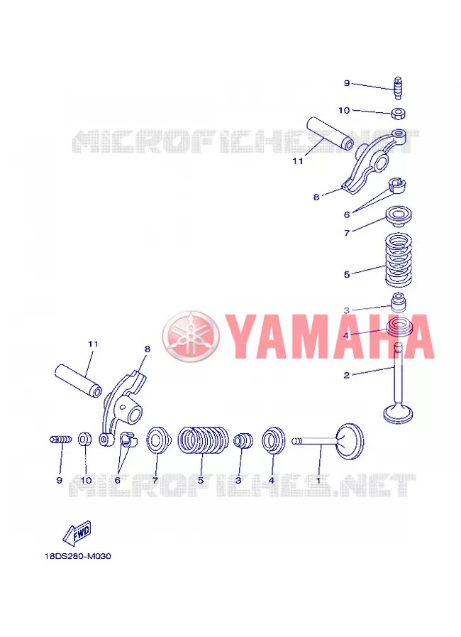 SOUPAPE Yamaha MOTO 125 2013 TTR BIG WHEELS  TT-R125LWE