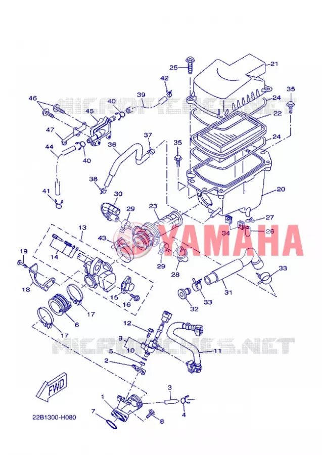 ADMISSION Yamaha MOTO 125 2013 WR-R  WR125R