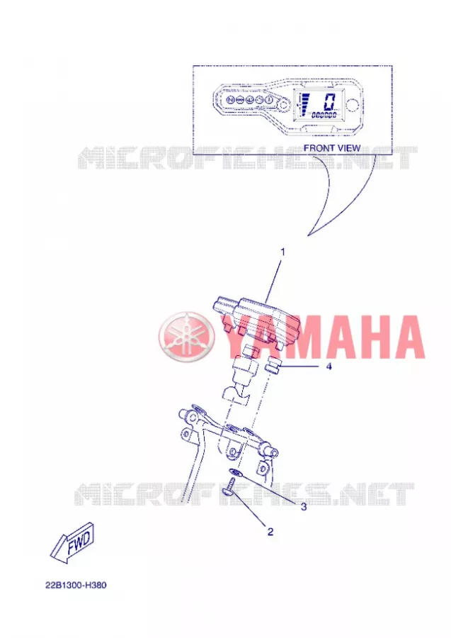COMPTEUR  Yamaha MOTO 125 2013 WR-R  WR125R