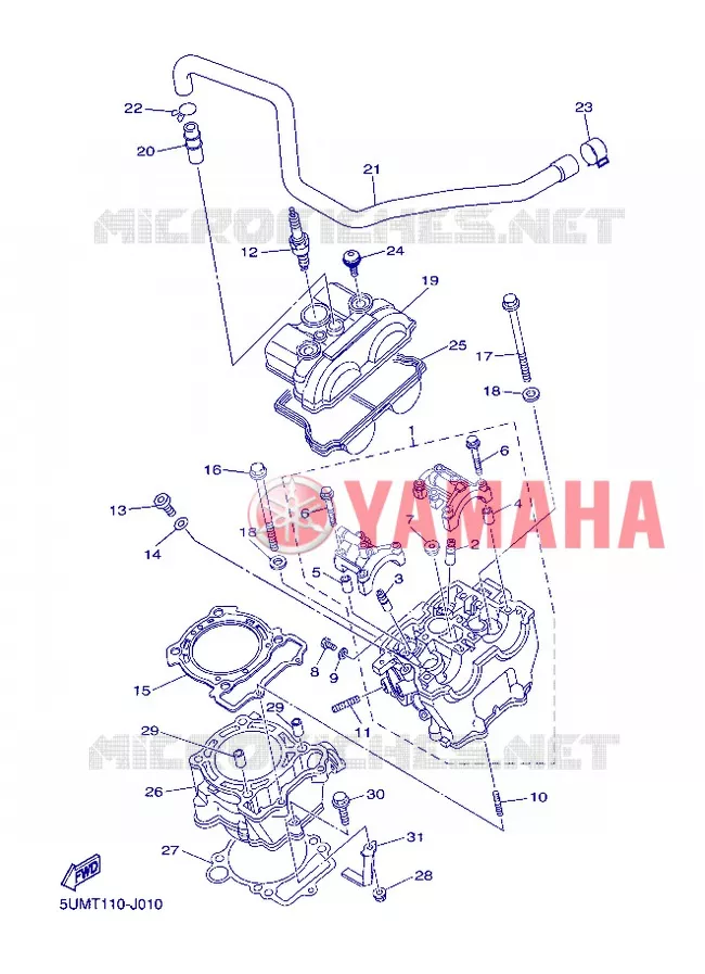 CYLINDRE Yamaha MOTO 250 2013 WRF  WR250F