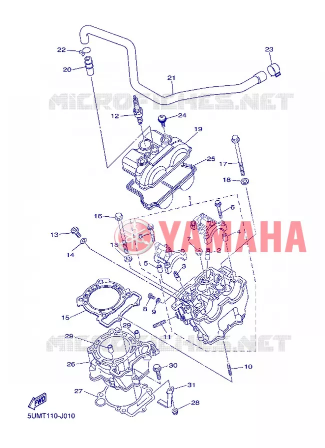 CYLINDRE Yamaha MOTO 250 2013 WRF  WR250F