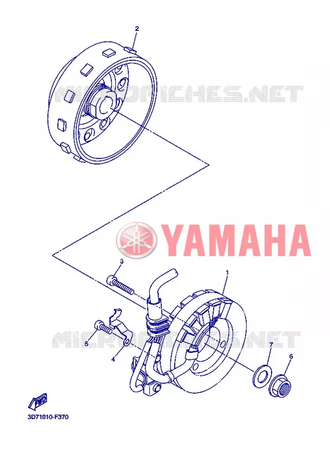 ALLUMAGE Yamaha MOTO 250 2013 WR-R  WR250R