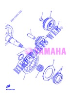 EMBRAYAGE DE DEMARREUR pour Yamaha WR250R de 2013