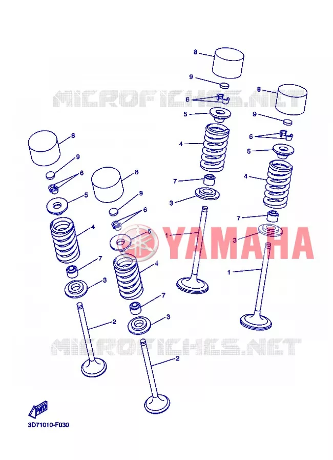 SOUPAPE Yamaha MOTO 250 2013 WR-R  WR250R