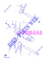 BARILLET DE SELECTION / FOURCHETTES pour Yamaha DIVERSION 600 F de 2013