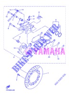 ETRIER DE FREIN ARRIERE pour Yamaha DIVERSION 600 F de 2013
