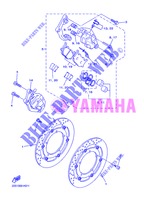 ETRIER DE FREIN AVANT pour Yamaha DIVERSION 600 F de 2013