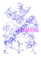 SUPPORT / REPOSE PIEDS pour Yamaha DIVERSION 600 F de 2013