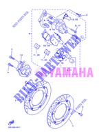 ETRIER DE FREIN AVANT pour Yamaha DIVERSION 600 F de 2013