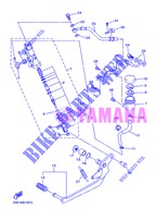 MAITRE CYLINDRE DE FREIN ARRIERE pour Yamaha DIVERSION 600 F de 2013