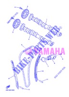 ARBRE A CAMES / CHAINE DE DISTRIBUTION pour Yamaha DIVERSION 600 F de 2013