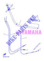 GUIDON ET CABLES pour Yamaha DIVERSION 600 F de 2013