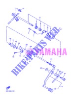 AXE DE SELECTEUR / PEDALE pour Yamaha DIVERSION 600 F ABS de 2013