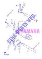 BARILLET DE SELECTION / FOURCHETTES pour Yamaha DIVERSION 600 F ABS de 2013