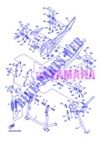 SUPPORT / REPOSE PIEDS pour Yamaha DIVERSION 600 F ABS de 2013