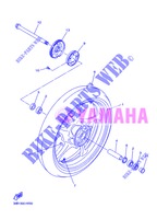 ROUE AVANT pour Yamaha DIVERSION 600 F ABS de 2013