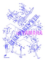 SUPPORT / REPOSE PIEDS pour Yamaha DIVERSION 600 F ABS de 2013