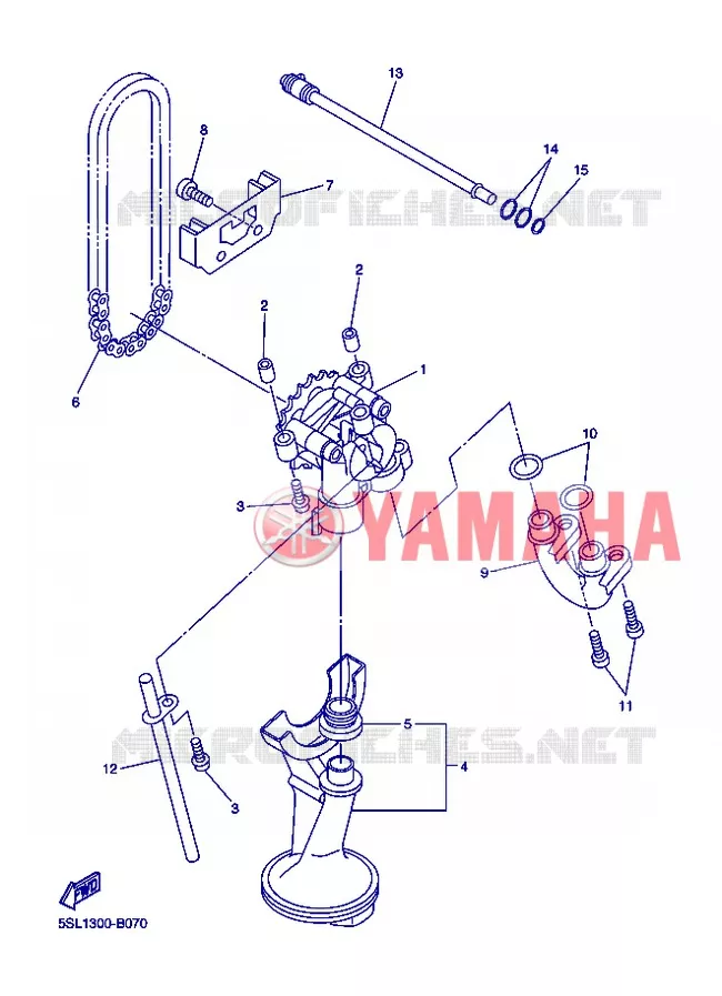 POMPE A HUILE Yamaha MOTO 600 2013 XJ6  XJ6N