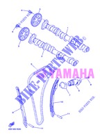 ARBRE A CAMES / CHAINE DE DISTRIBUTION pour Yamaha XJ6NA de 2013