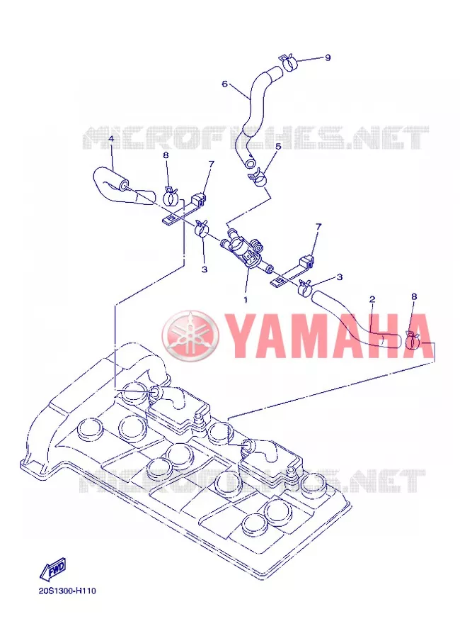 SYSTÈME D'ADMISSION D'AIR AIS Yamaha MOTO 600 2013 XJ6 ABS  XJ6NA