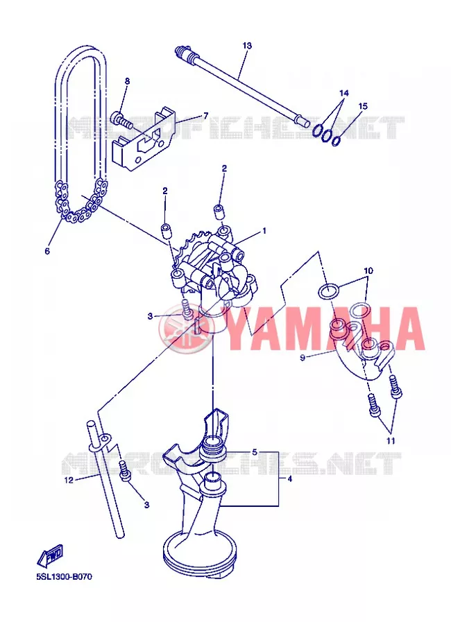POMPE A HUILE Yamaha MOTO 600 2013 XJ6 ABS  XJ6NA