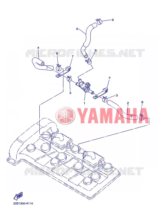 SYSTÈME D'ADMISSION D'AIR AIS Yamaha MOTO 600 2013 XJ6 ABS  XJ6NA