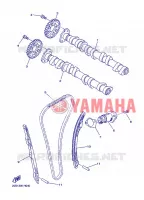 ARBRE A CAMES / CHAINE DE DISTRIBUTION pour Yamaha XJ6NA de 2013