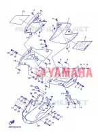 COUVERCLE LATERAL 2 pour Yamaha XJ6NA de 2013